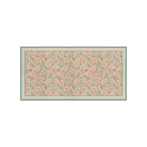 Alfombra Pink flowers 140 x 280