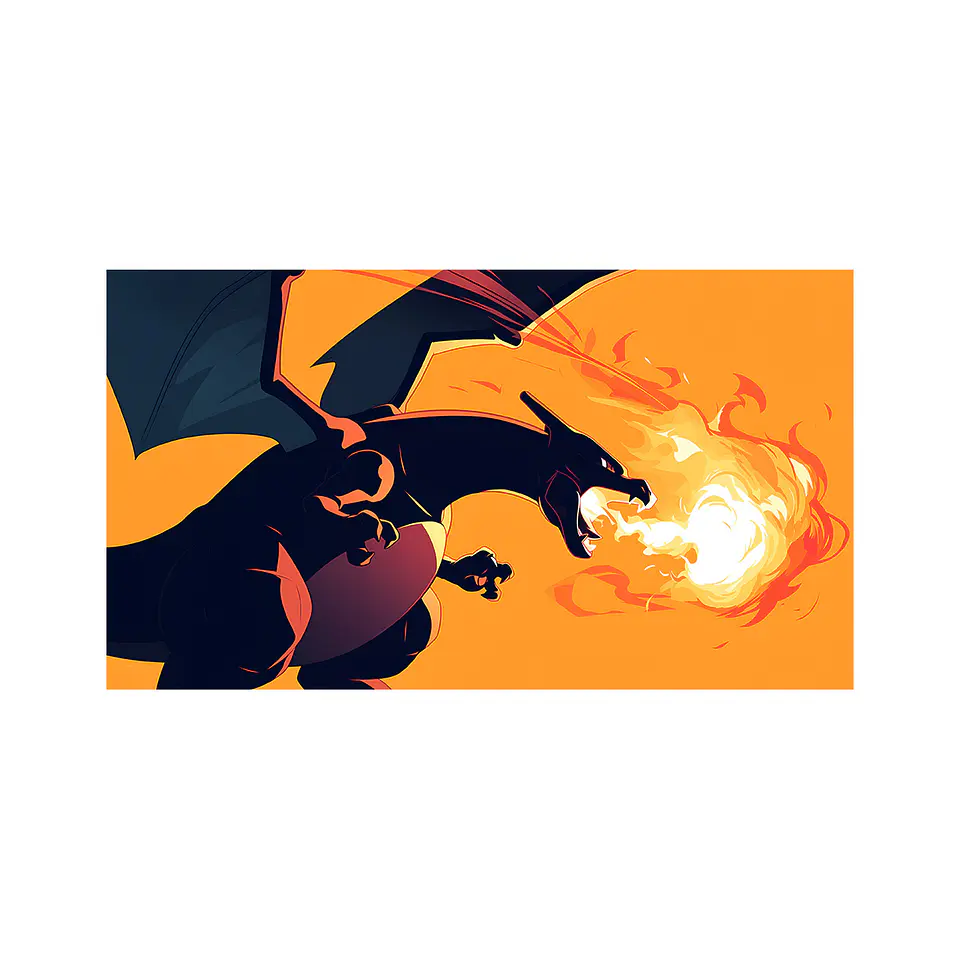 Playmat PKMN Charizard - 70 x 35 cms 1