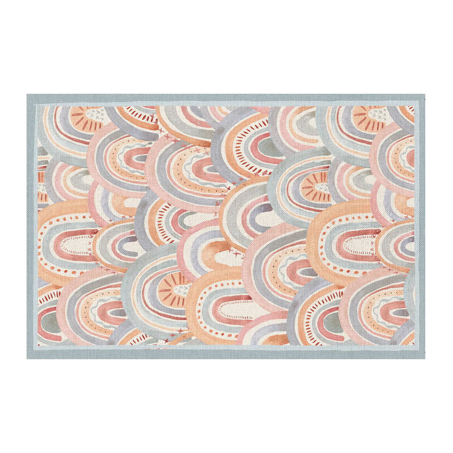Alfombra arco iris 90 x 140  1