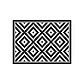 Piso Cocina Rombos Negra 50 x 70 cm – Outlet - Miniatura 1