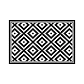 Piso Cocina Rombos Negra 50 x 70 cm – Outlet - Miniatura 5
