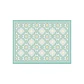Piso Cocina Flor Árabe Turquesa 50 x 90 cm – Outlet - Miniatura 1