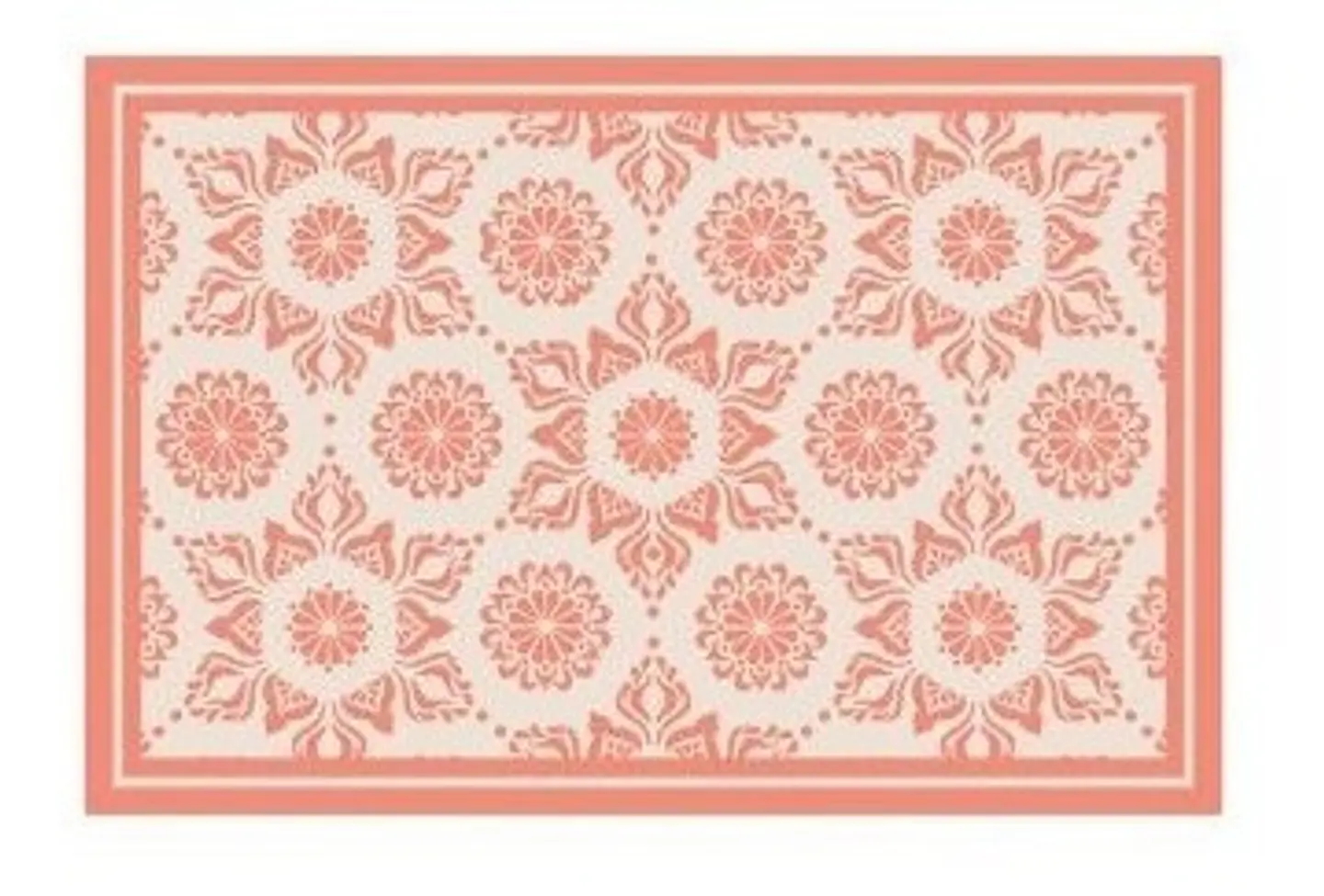 Piso Cocina Flor Hindú Coral 50 x 90 cm – Outlet 1