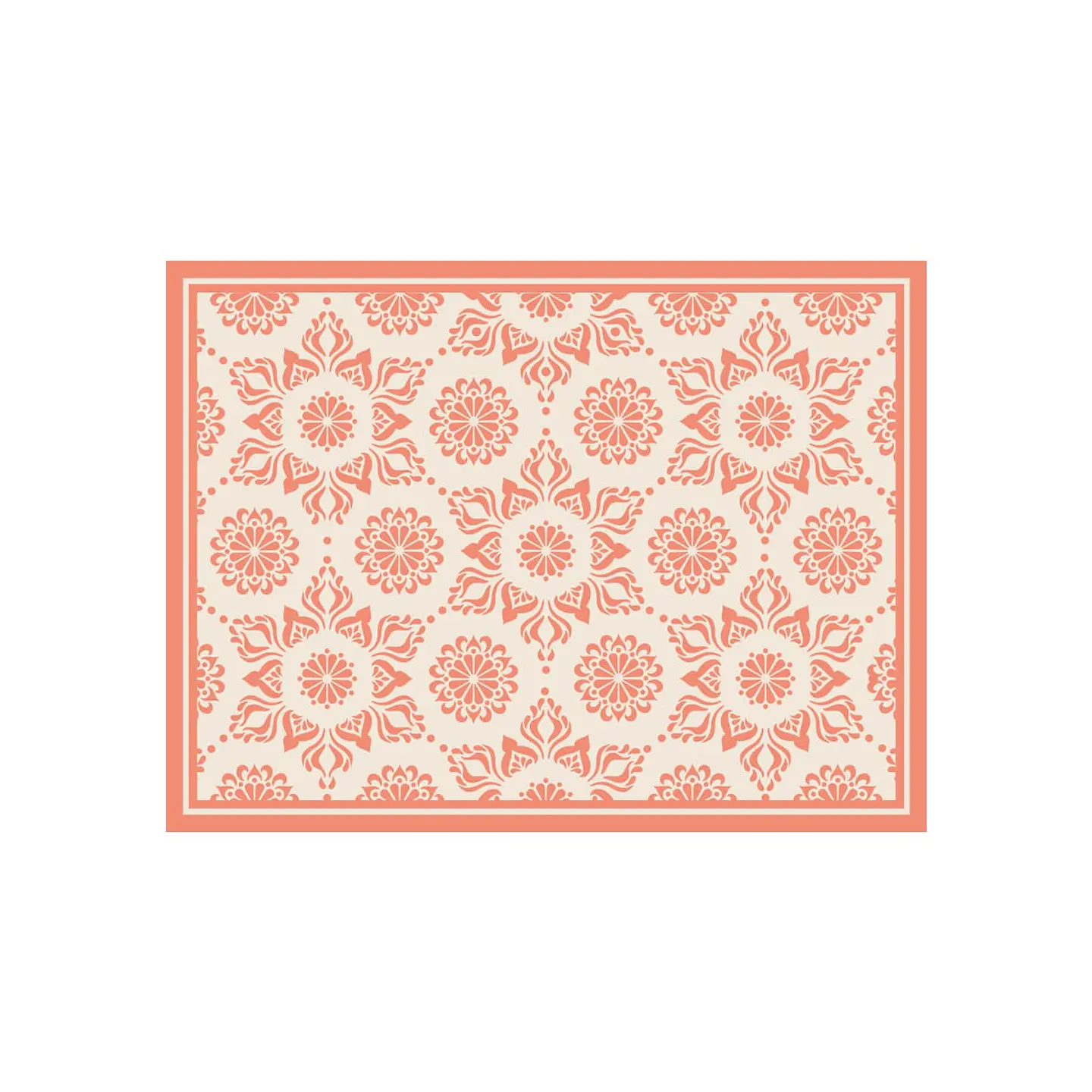 Piso Cocina Flor Hindú Coral 50 x 70 cm – Outlet 1