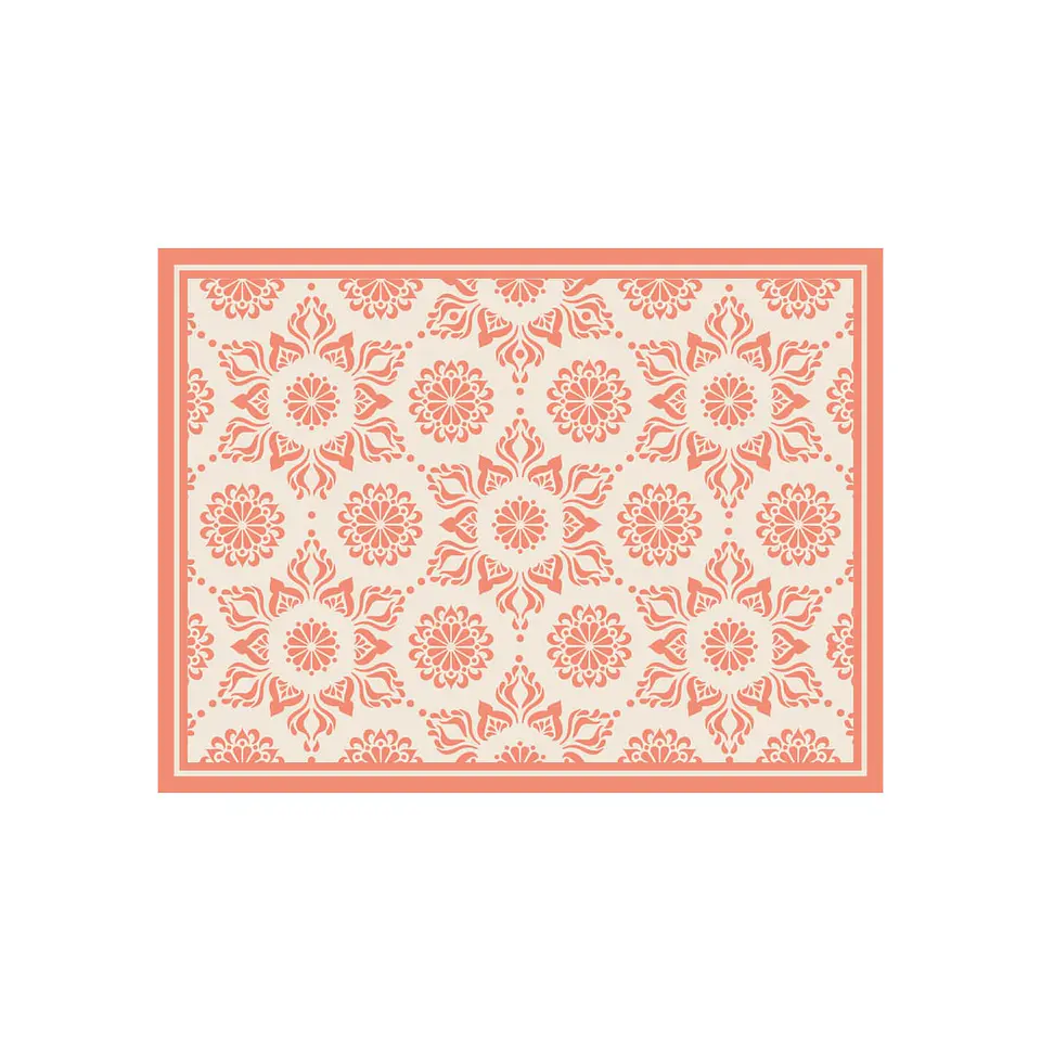 Piso Cocina Flor Hindú Coral 50 x 70 cm – Outlet 1