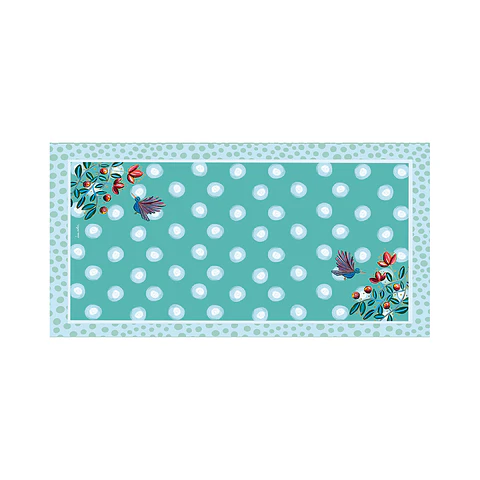 Alfombra Colibri Turquesa 70X140