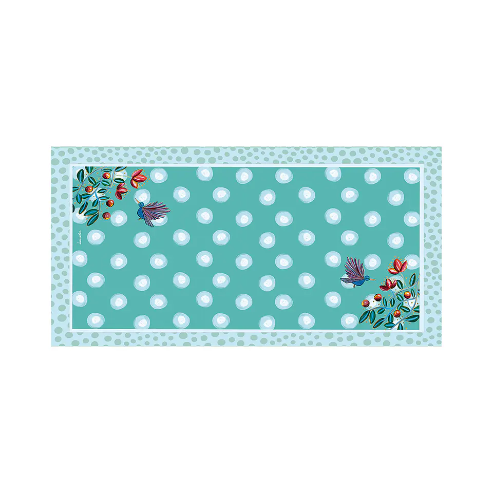 Alfombra Colibri Turquesa 70X140 1