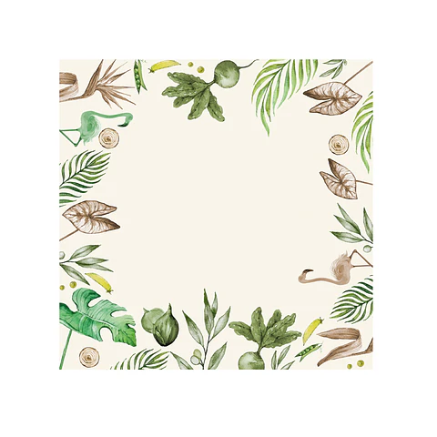 CubreMesa Jardin Meraki 60x60cm Cuadrado