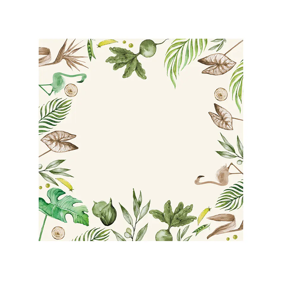 CubreMesa Jardin Meraki 60x60cm Cuadrado 1