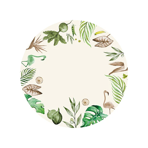 CubreMesa Jardin Meraki 60cm Redondo