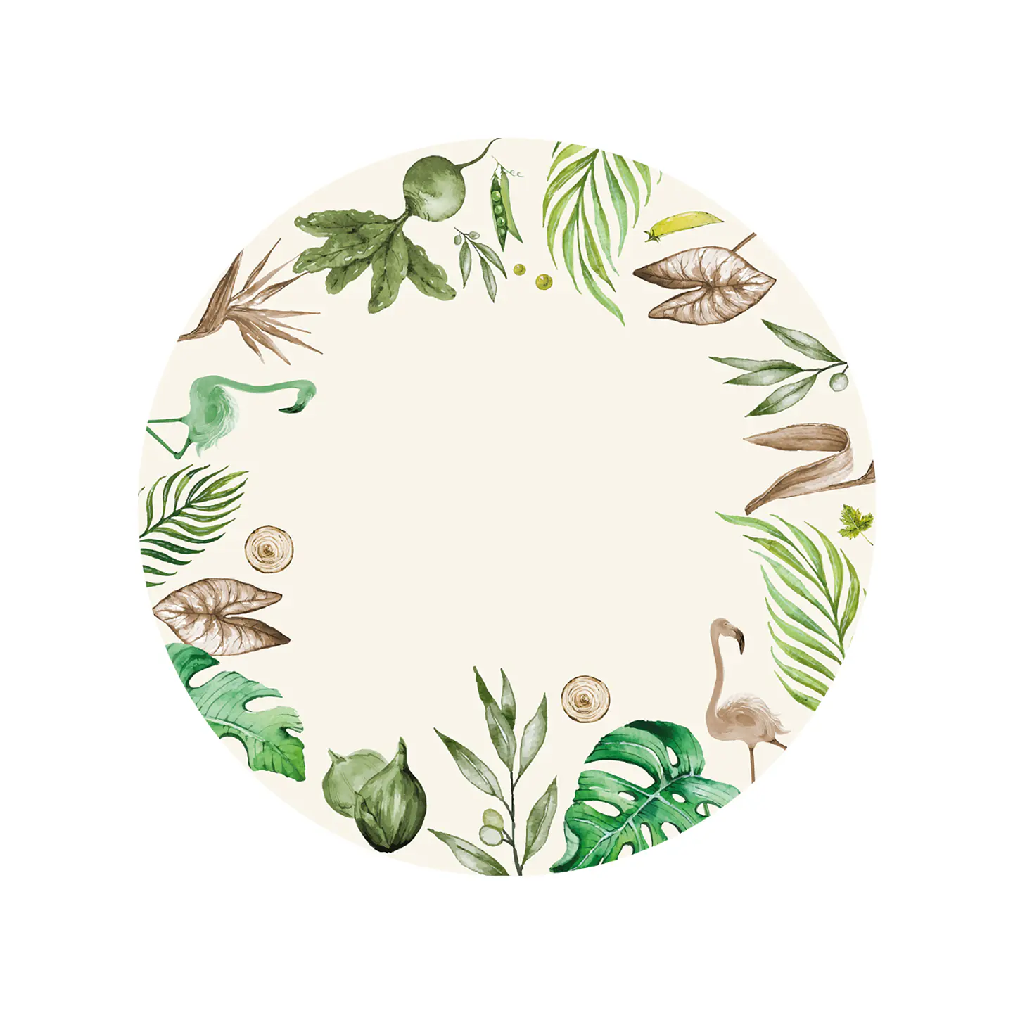 CubreMesa Jardin Meraki 60cm Redondo 1