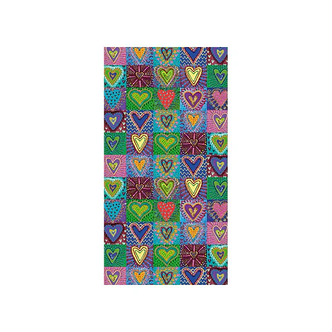 Alfombra Collage Corazones 140x270