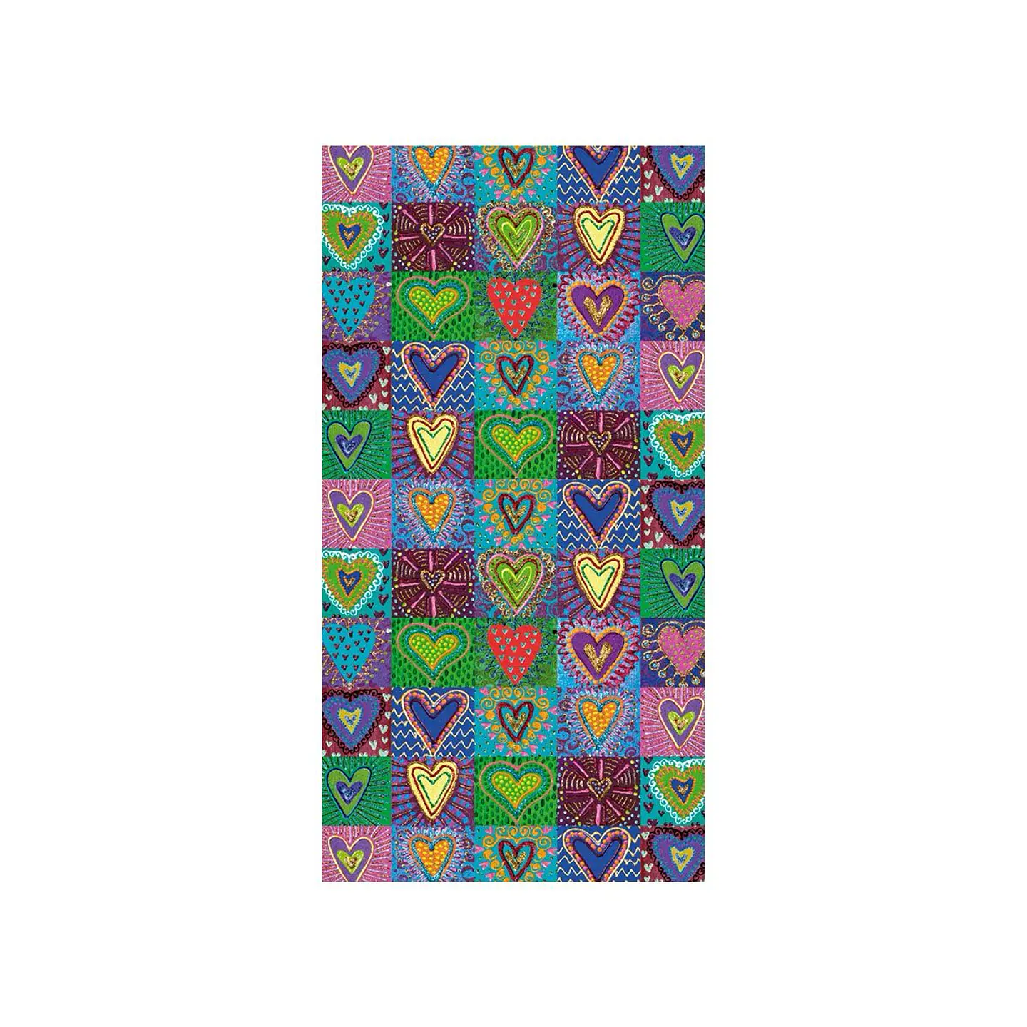 Alfombra Collage Corazones 140x270 1
