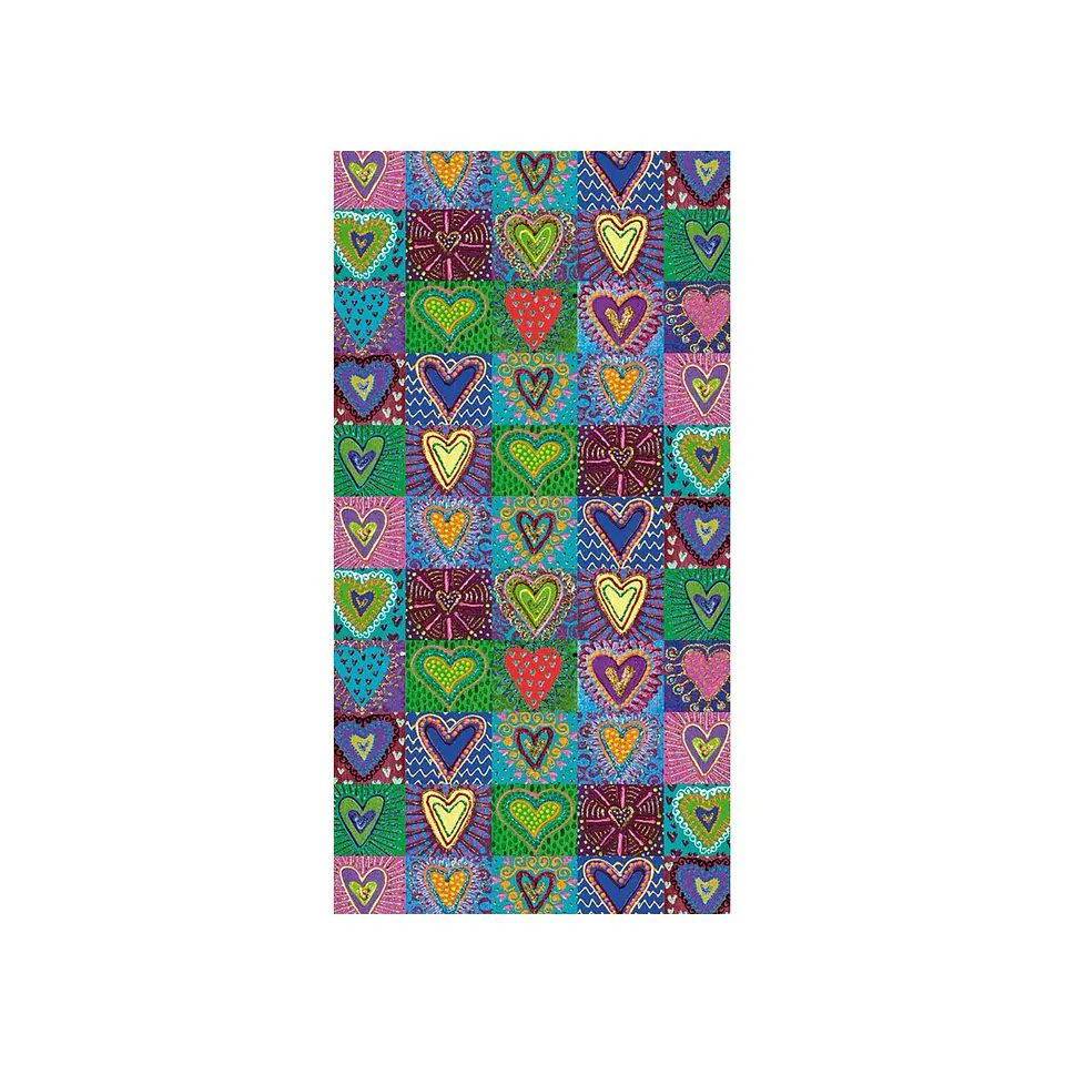 Alfombra Collage Corazones 140x270 1
