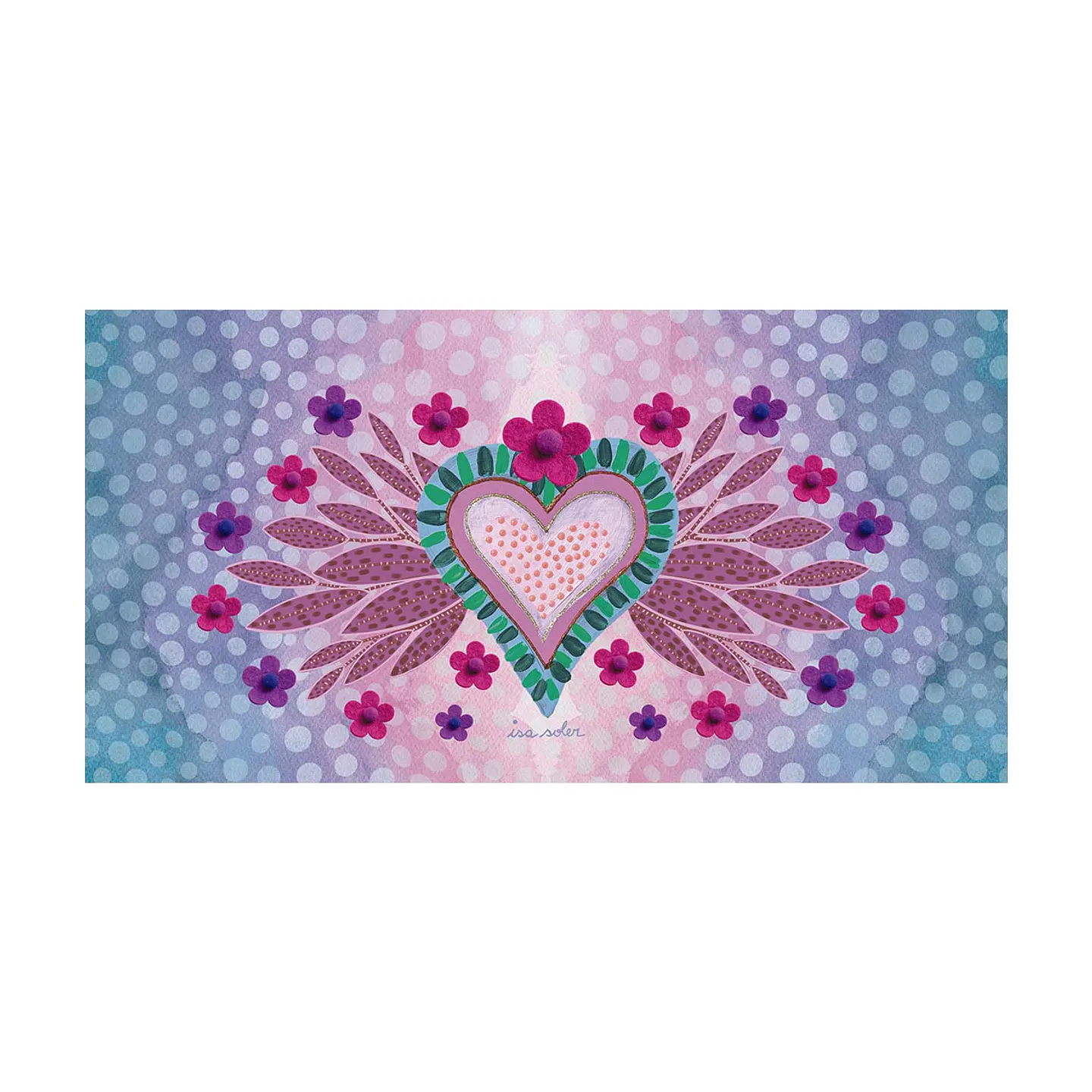 Alfombra Frida Rosa 70X140 1