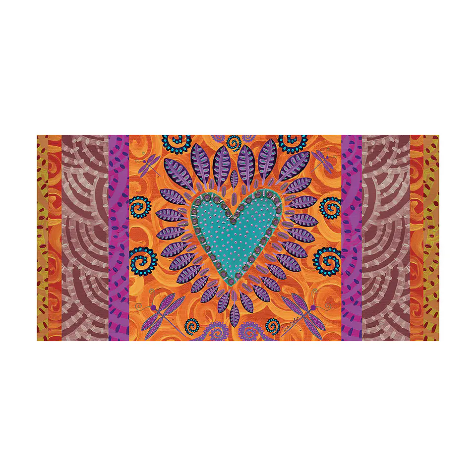 Alfombra Corazon Tierra 70X140 1