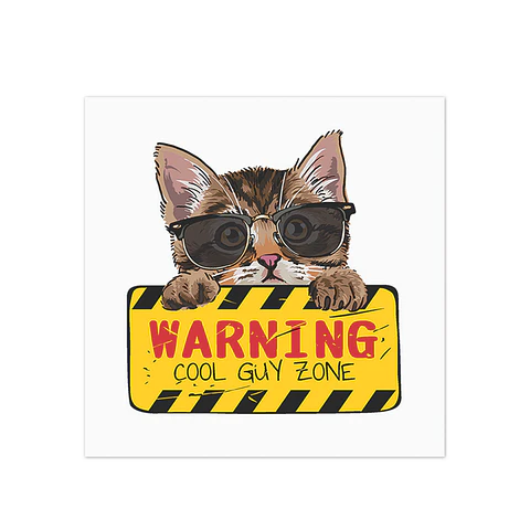 Warning Cat - Outlet