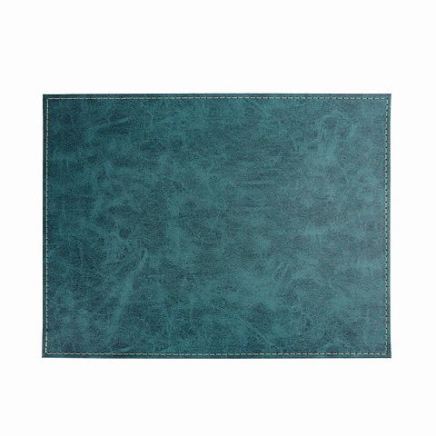 Set 4 Individuales Classic Vegan Turquesa