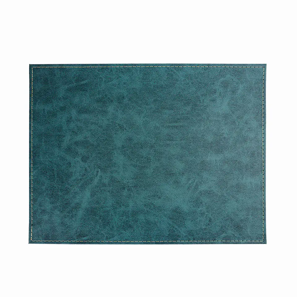 Set 4 Individuales Classic Vegan Turquesa 1