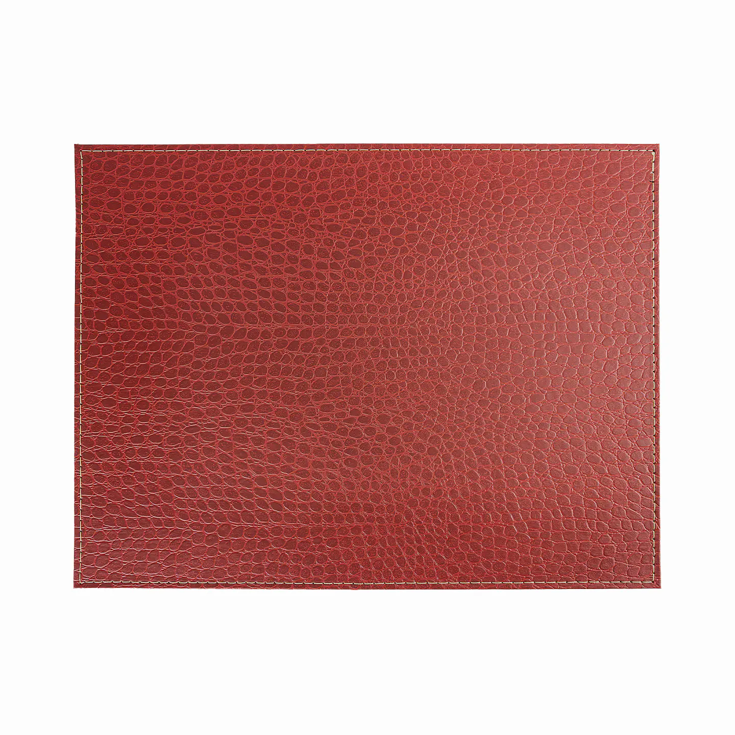 Set 4 Individuales Classic Croco Rojo 1