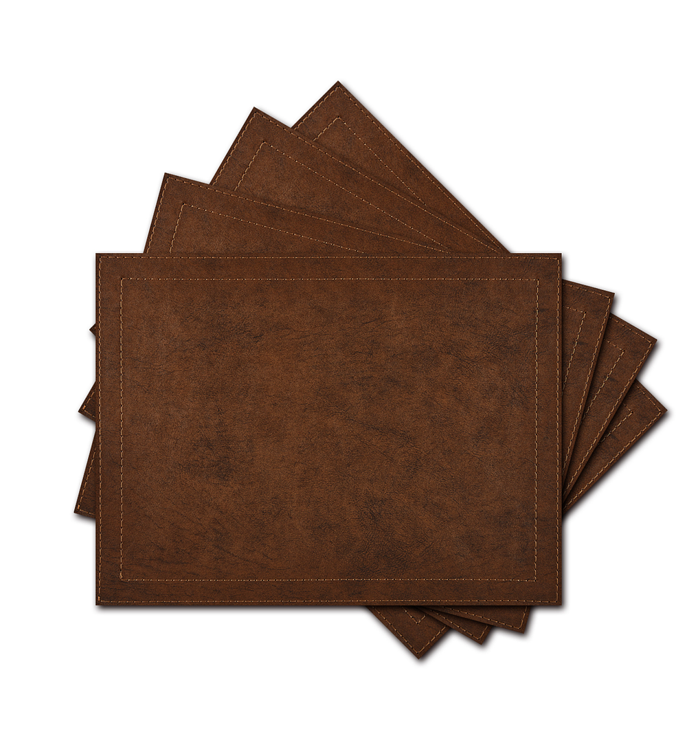 Set 4 Individuales Luxe Habano Rectangular 