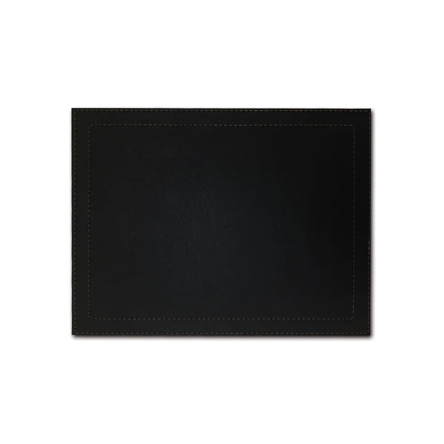 Set 4 Individuales Luxe Negro Rectangular  2