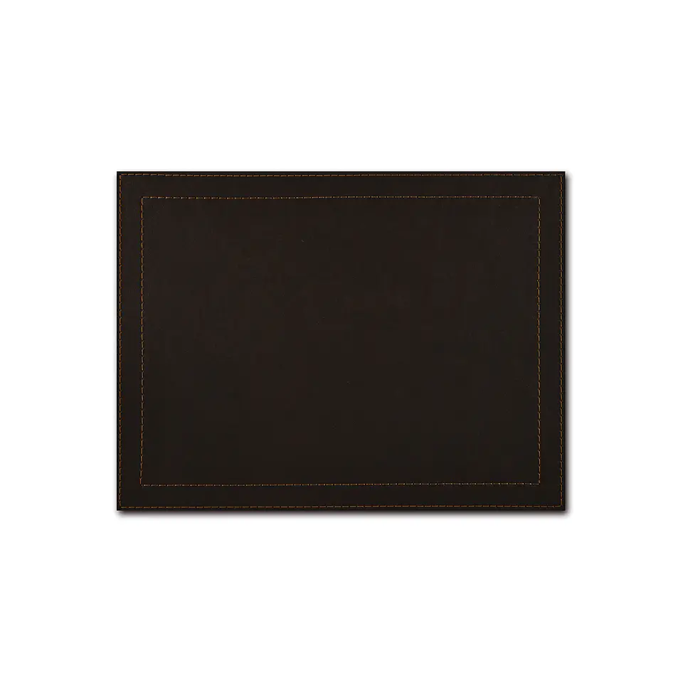Set 4 Individuales Luxe Café Rectangular  2