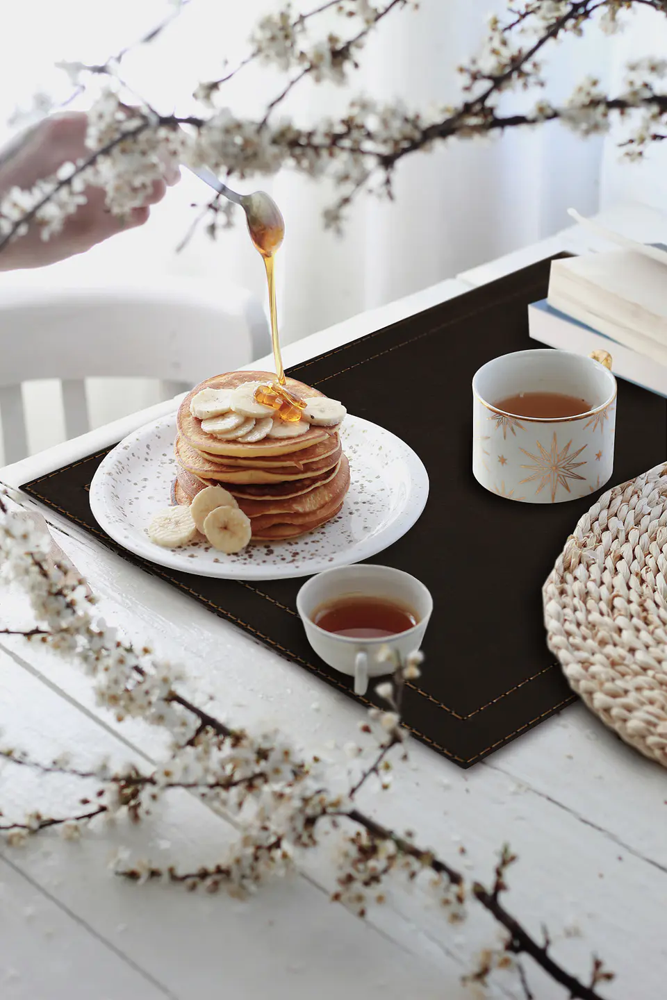 Set 4 Individuales Luxe Café Rectangular  3
