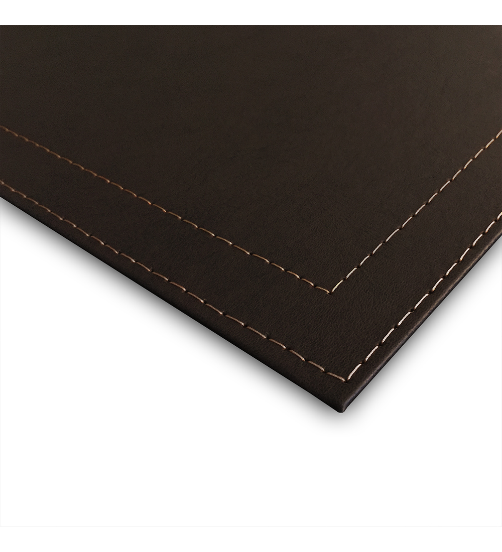 Set 4 Individuales Luxe Café Rectangular 