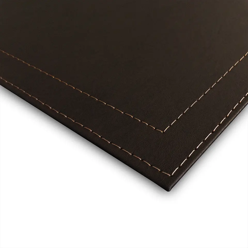 Set 4 Individuales Luxe Café Rectangular  4