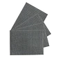 Set 4 Individuales Exotic BigCroco Negro - Miniatura 3