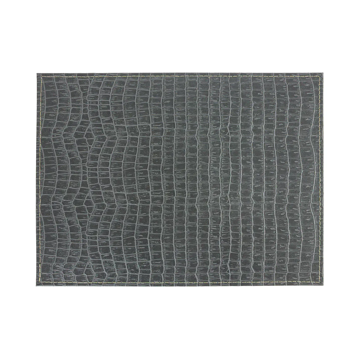 Set 4 Individuales Exotic BigCroco Negro 1