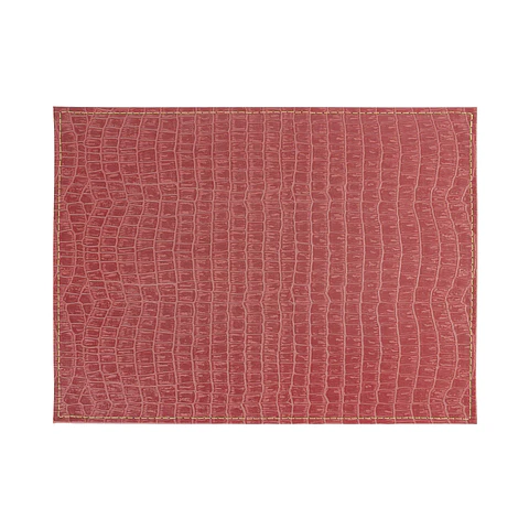 Set 4 Individuales Exotic BigCroco Rojo