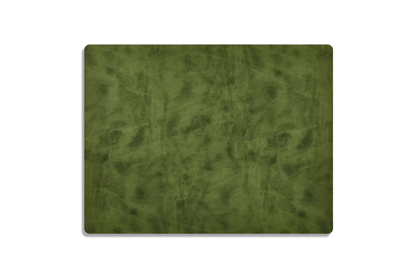 Set 6 Individuales Vegan Leather Verde Rectangular  1