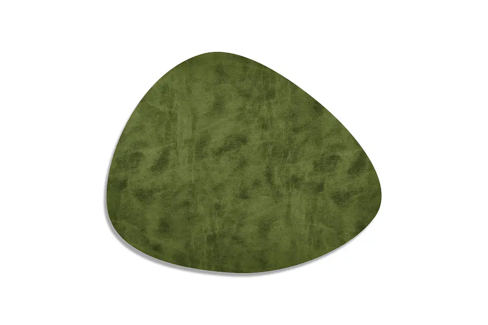Set 4 Individuales Vegan Leather Verde Stone  1