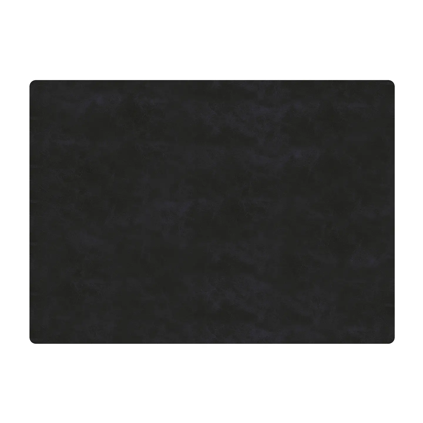 Set 4 Individuales Vegan Leather Negro Rectangular  1
