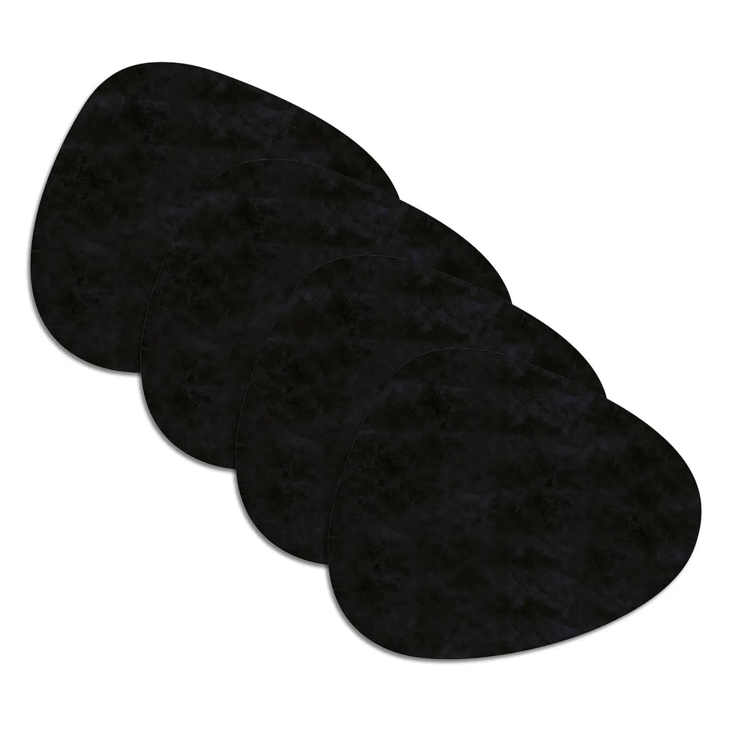 Set 4 Individuales Vegan Leather Negro Stone  2