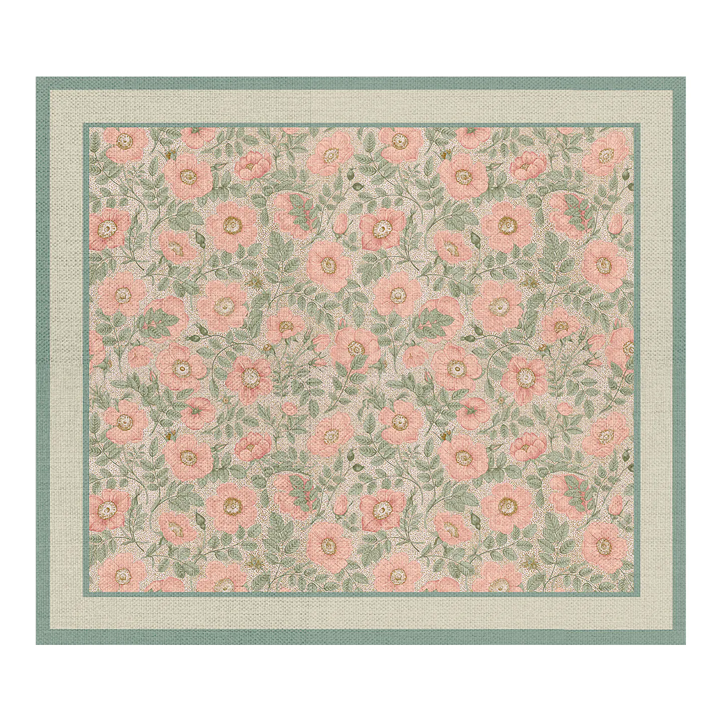 Alfombra Pink Flower 140 X 160 1
