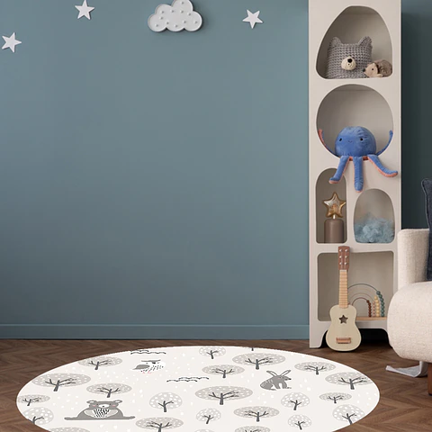 Alfombra Conejo y Oso 