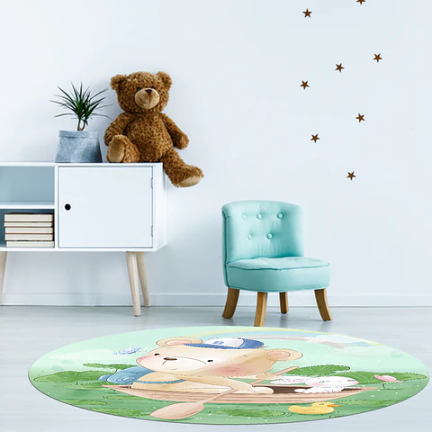 Alfombra Oso en Laguna 140 x 140 cm