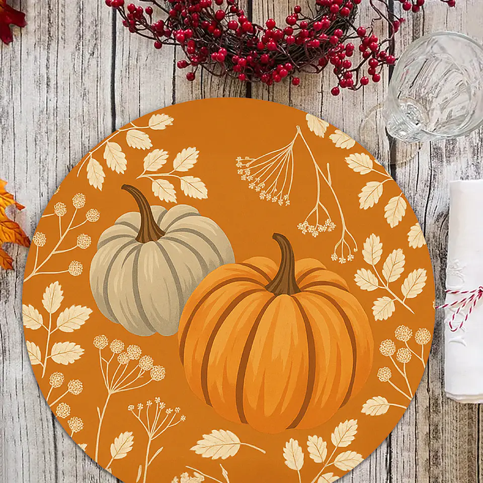 Set 6 Individuales Novotela Par Calabazas 2