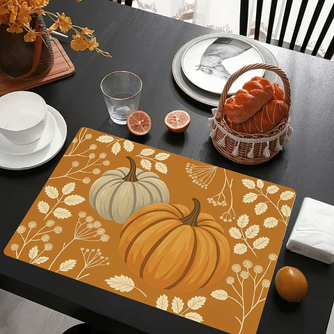 Set 8 Individuales Novotela Dúo de Calabazas