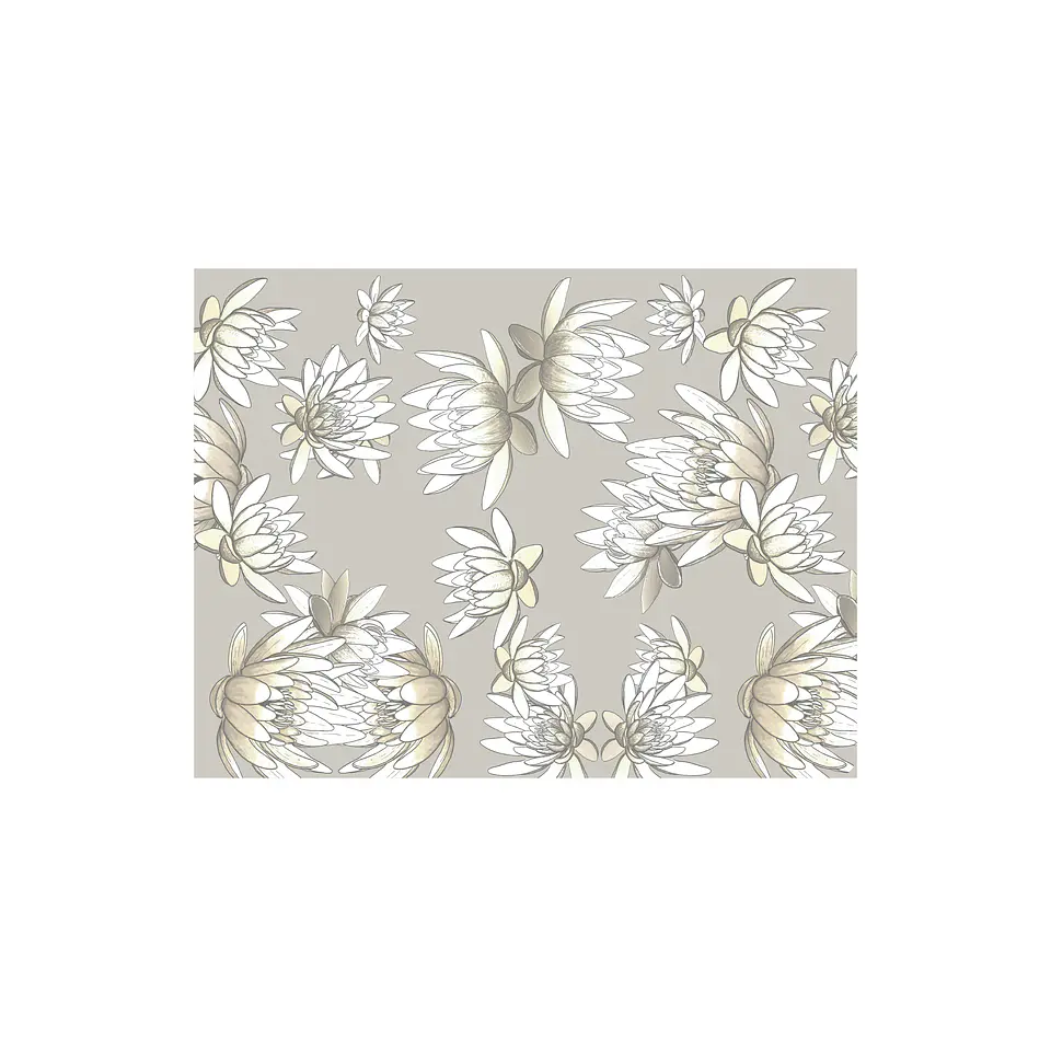 Set 8 Individuales lotus rectangular 1