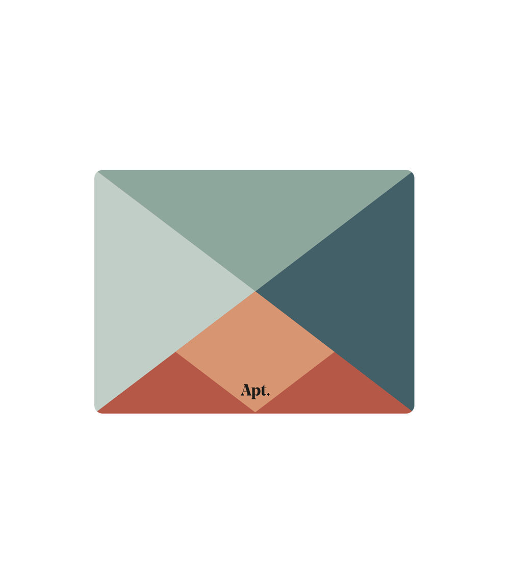 SET 4 INDIVIDUALES RECTANGULARES GRISANTI & CUSSEN 