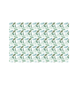 Alfombra Hojas 100x150 cm