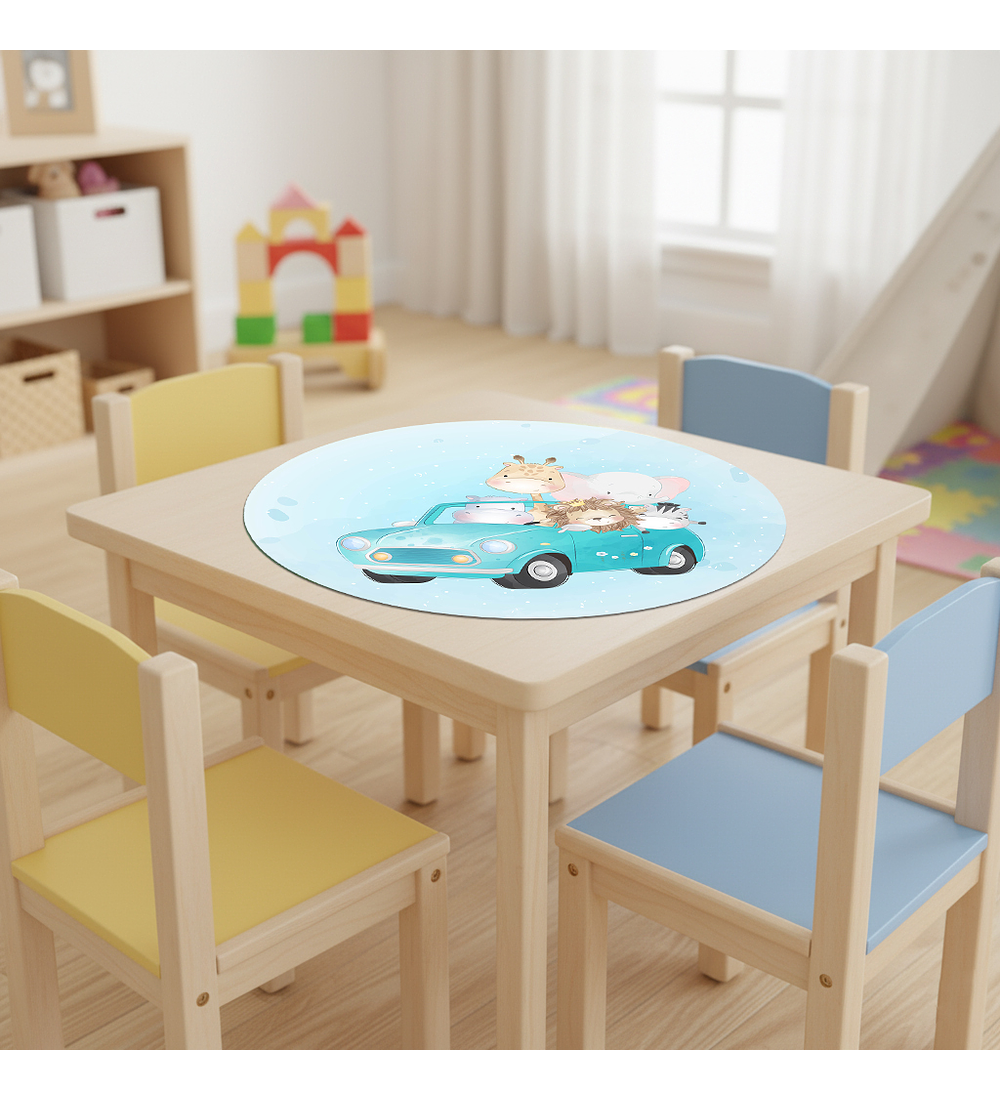 Set 6 indiv De paseo redondo 37cm