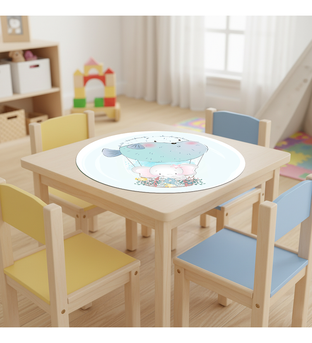 Set 6 indiv Globo redondo 37cm