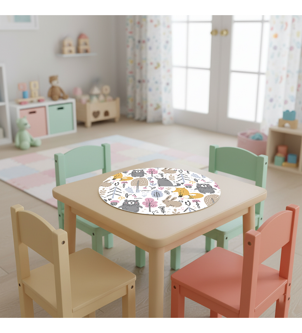 Set 6 indiv Todos Juntos redondo 37cm