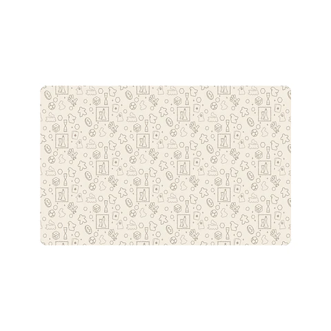 Playmat Patrón Enroque Beige - 120 x 80 cm