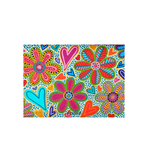 Set 4 Individuales Poche Flor